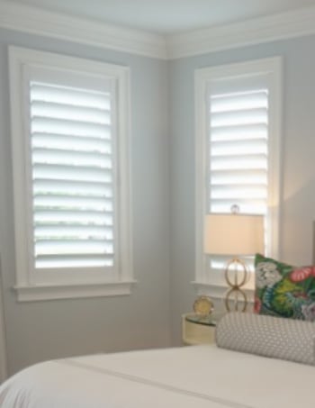 Polywood shutters with hidden tilt rods in Austin